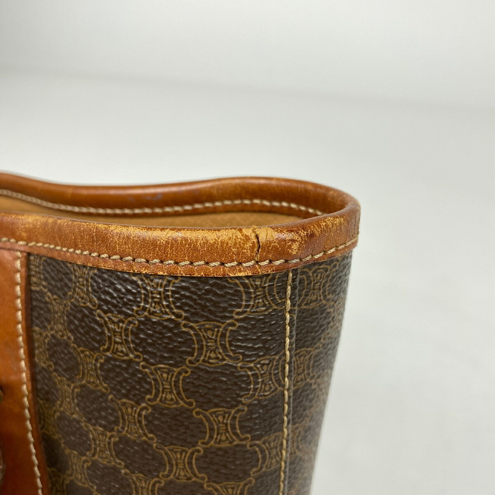 Celine Macadam Pattern Bucket Canvas Shoulder Tot… - image 4